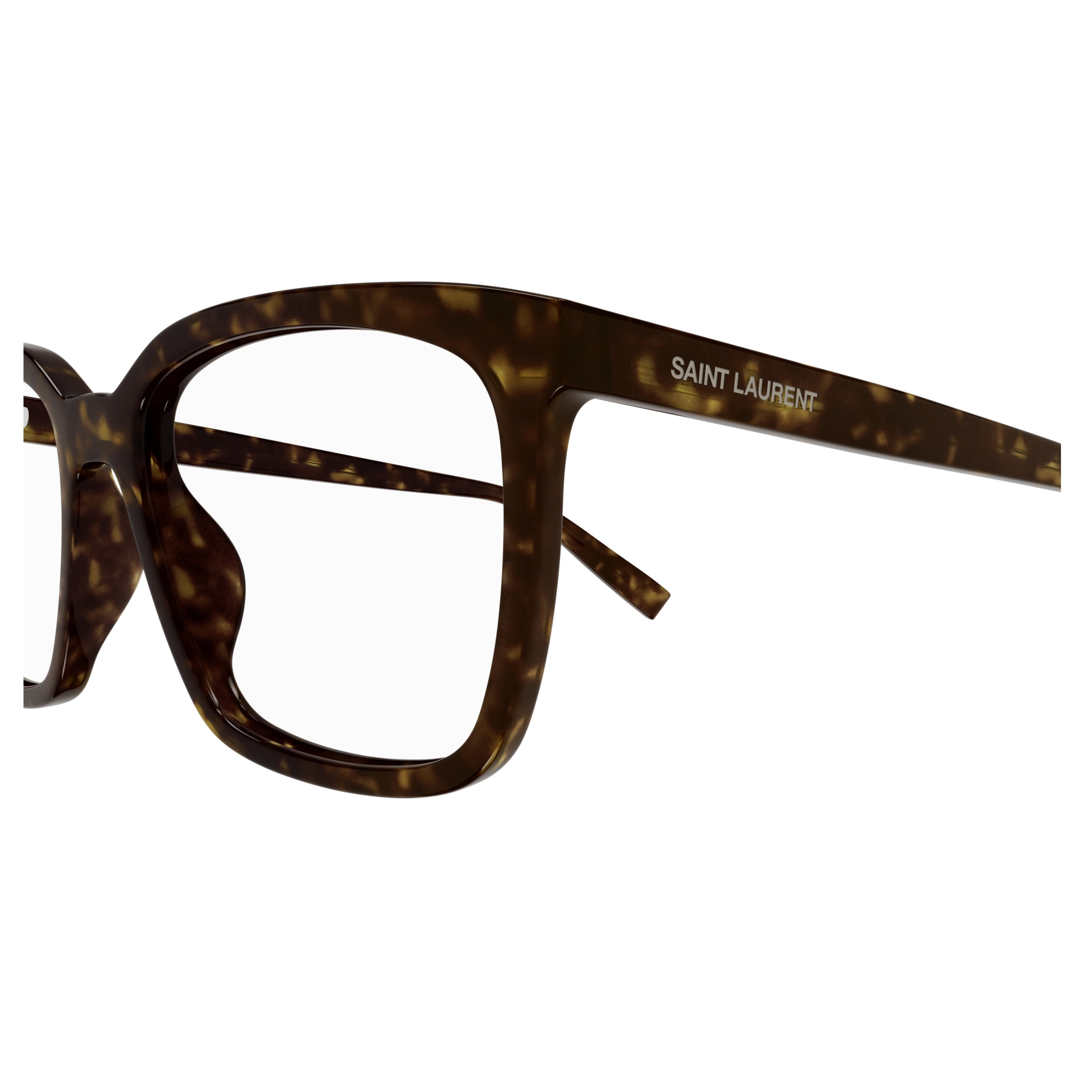Sl 672 Tortoiseshell Square Frame Saint Laurent Sunglasses