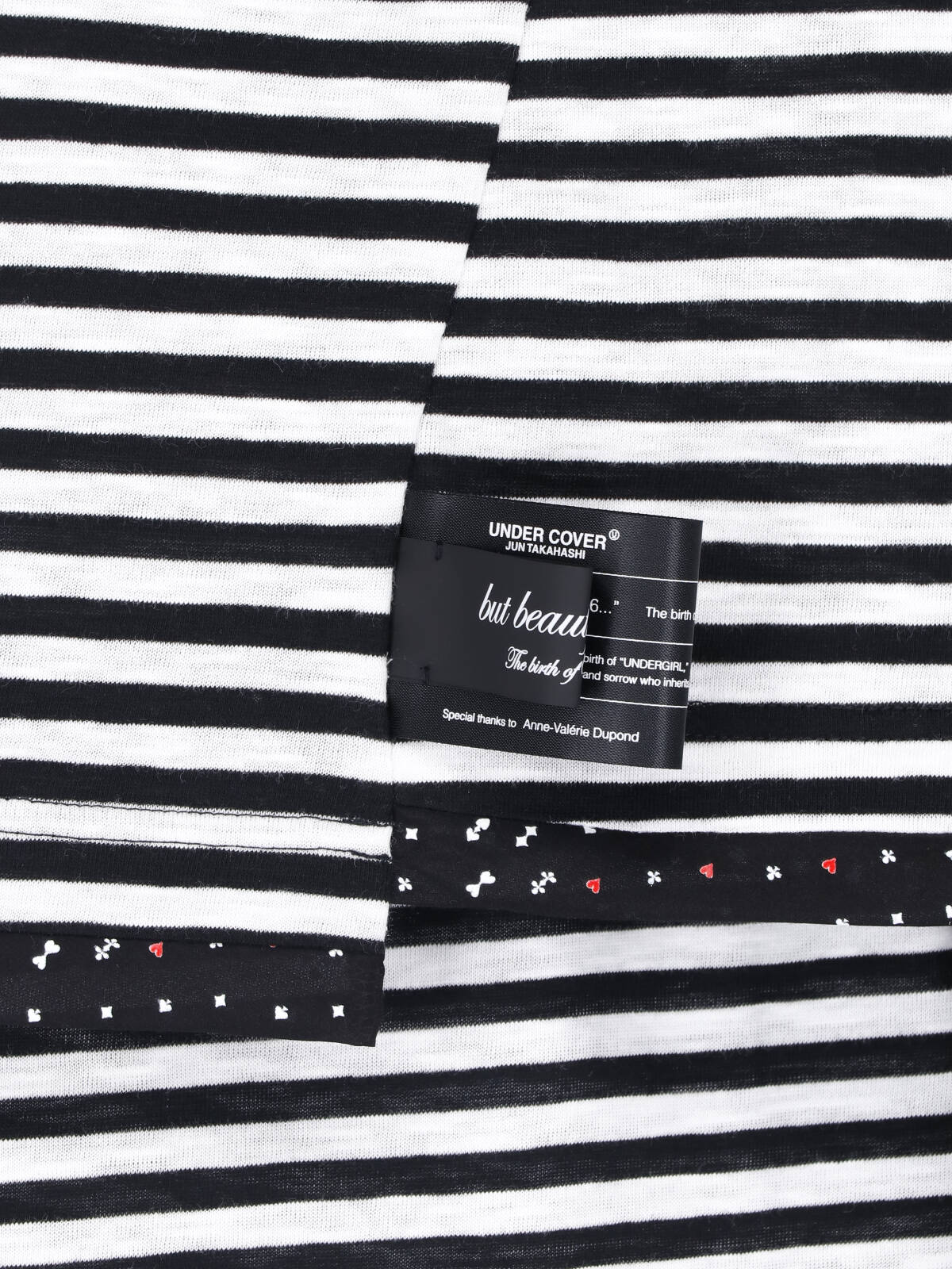 Black/White Horizontal Striped Boxy T-Shirt