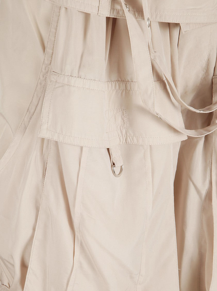 High Waist Utility Shorts With Relaxed Fit