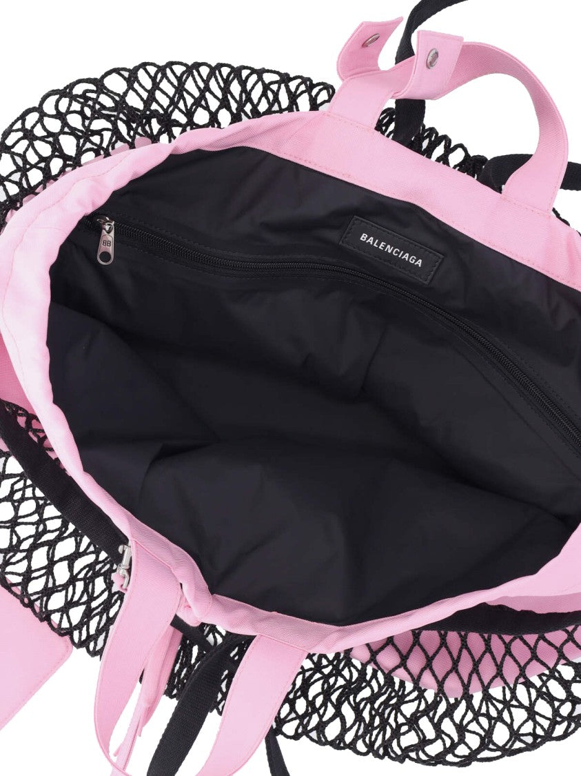 24/7' Tote Bag – Pink & Black