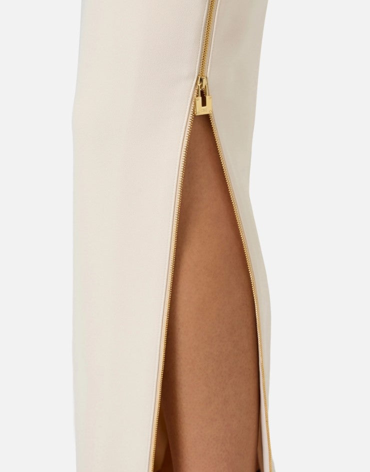 Light Crepe Heart Shaped Edge Skirt