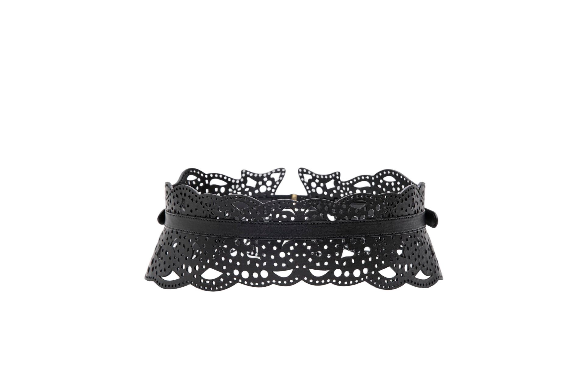 Perforated Leather Belt