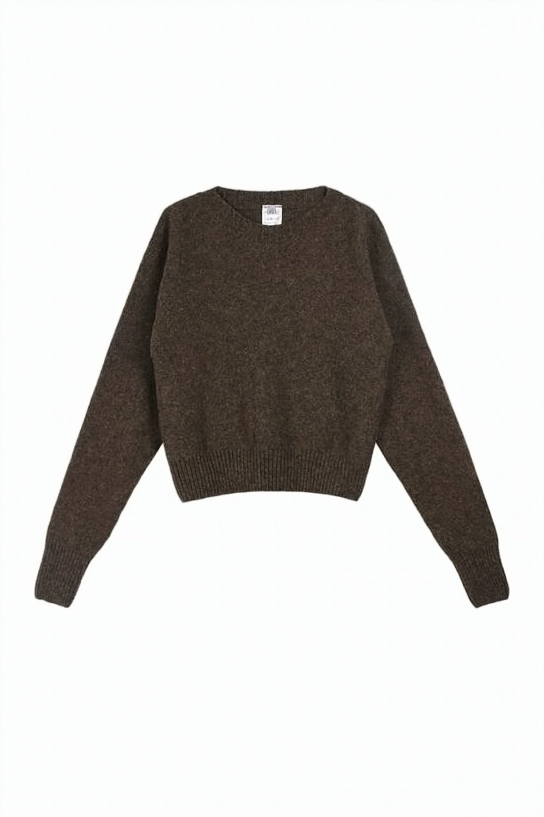 Cropped Merino Wool Sweater
