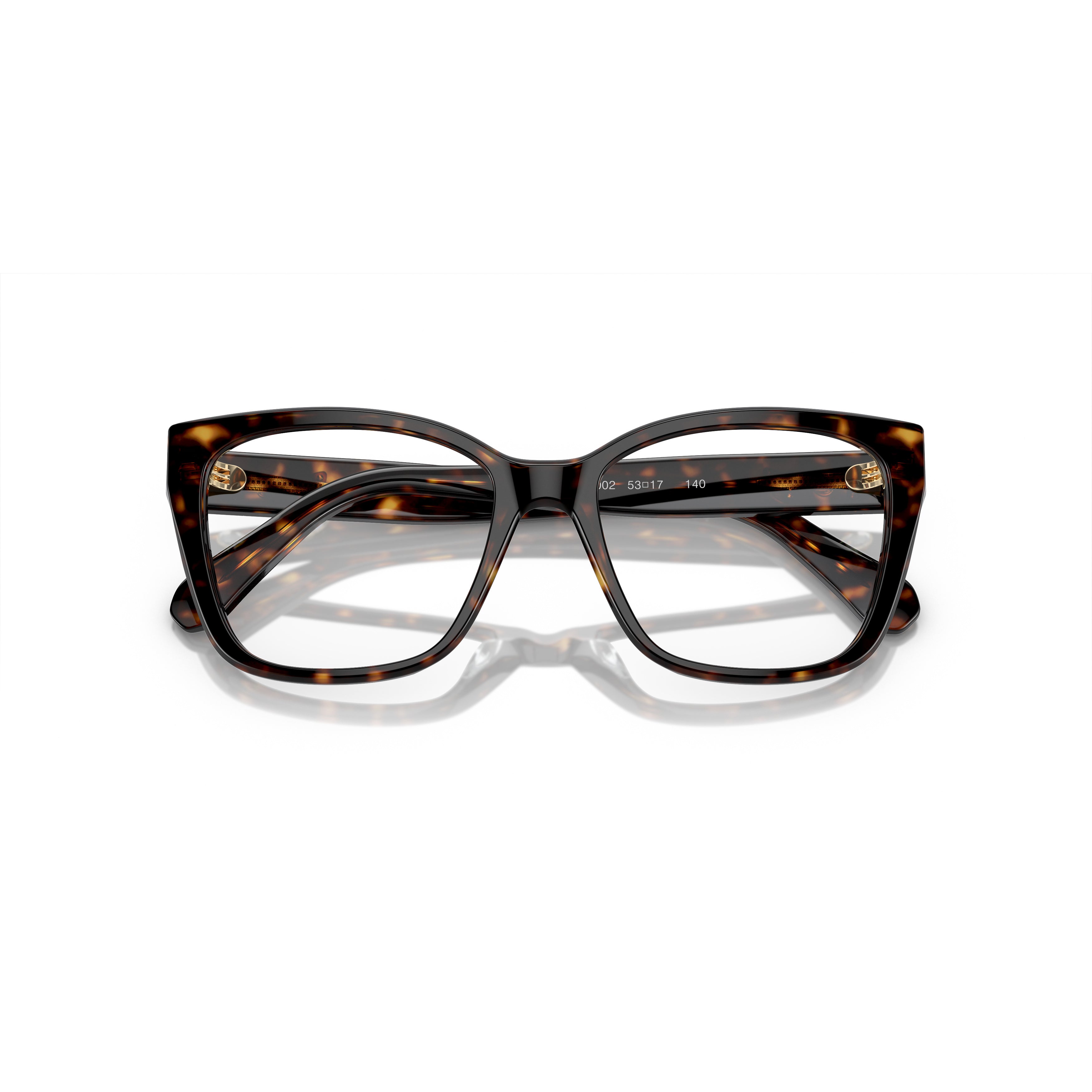 0Sk2008 Oversized Square Frame Eyeglasses with Tortoiseshell Pattern