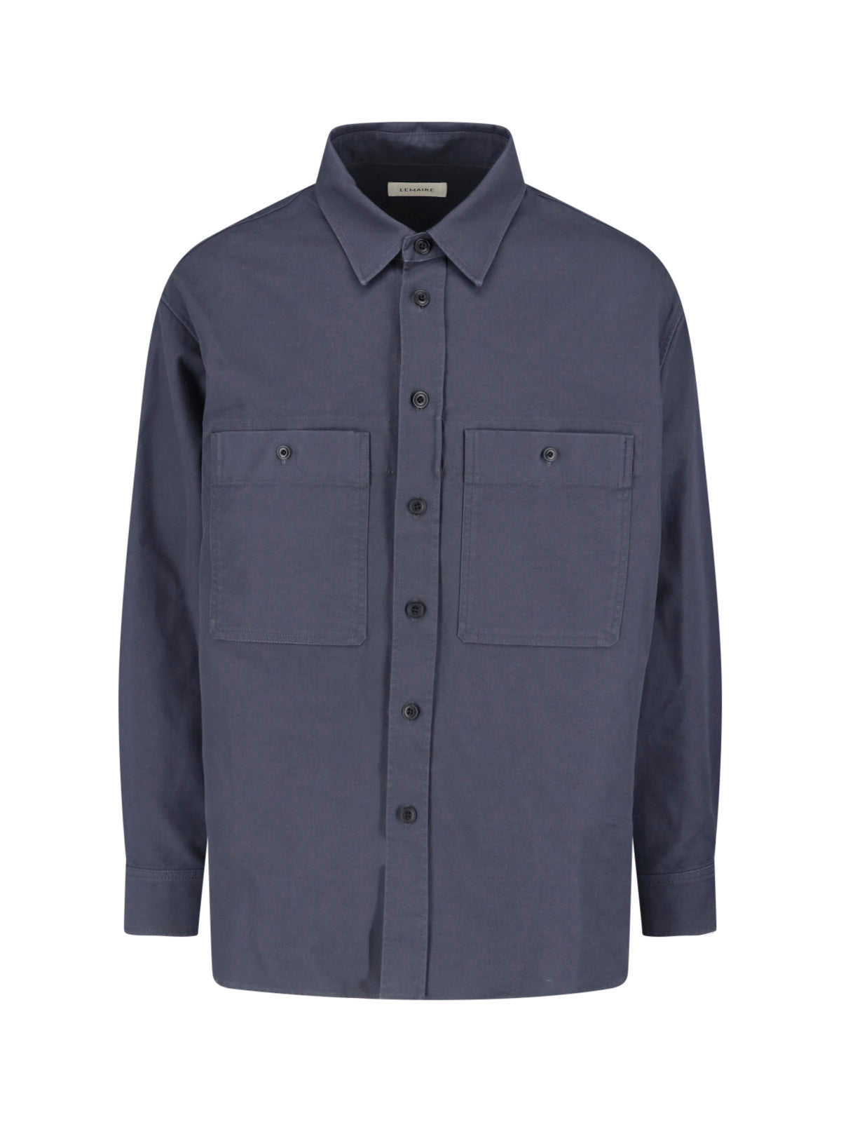 Black Boxy Pleated Casual Shirt