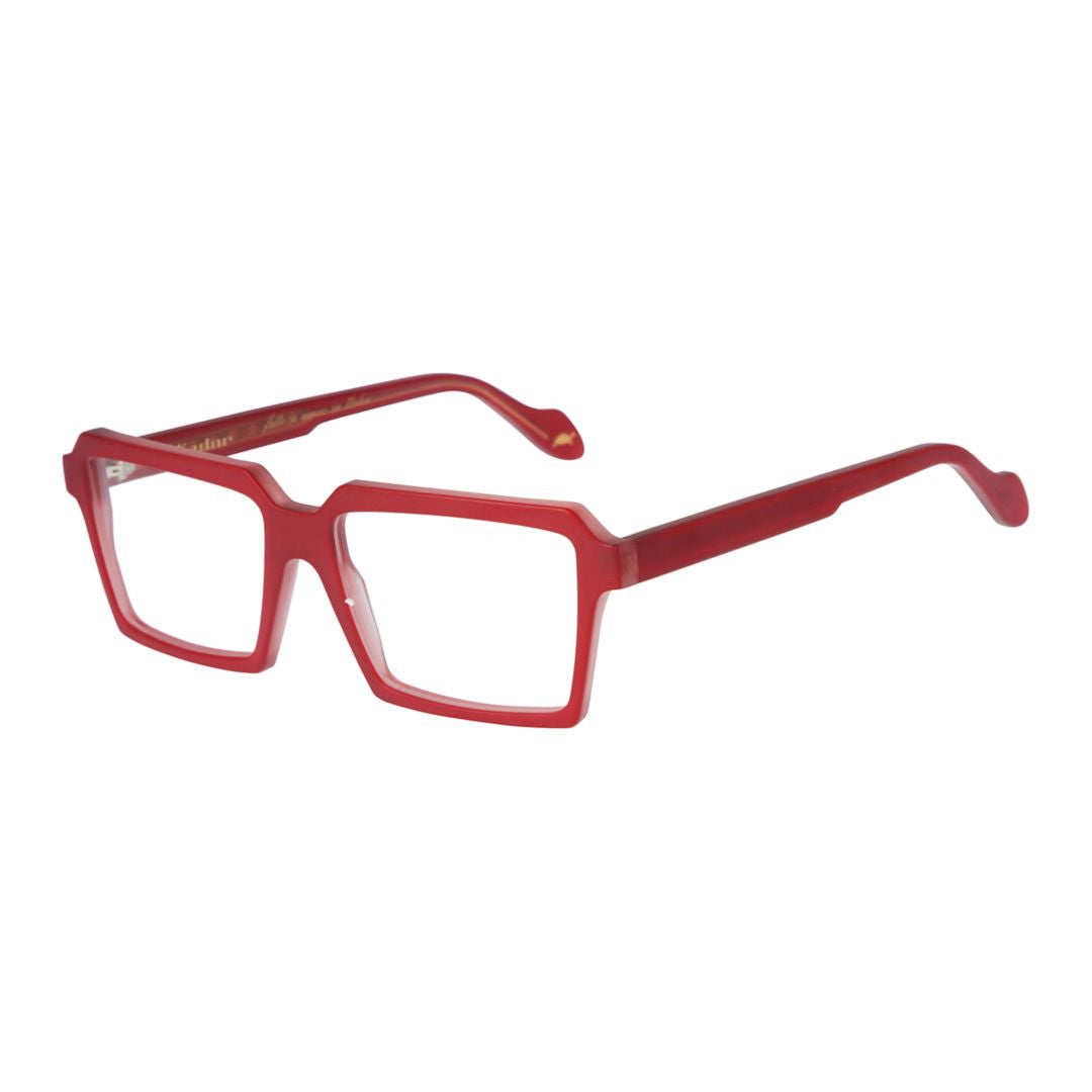 Disko Light Bold Oversized Square Frame Eyeglasses
