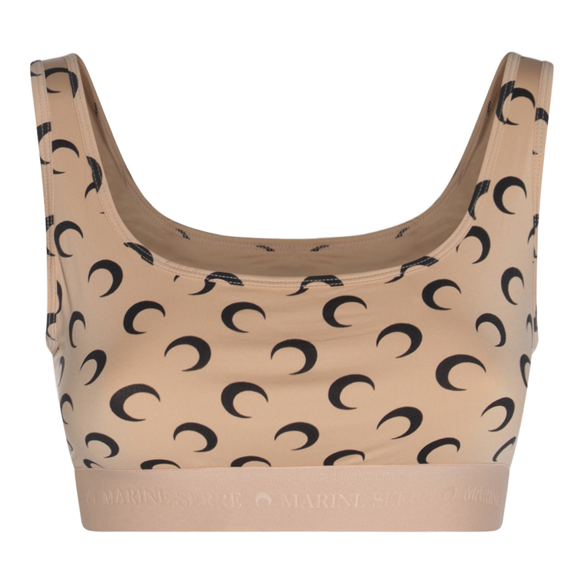 Cropped Tank Top With Scoop Neckline