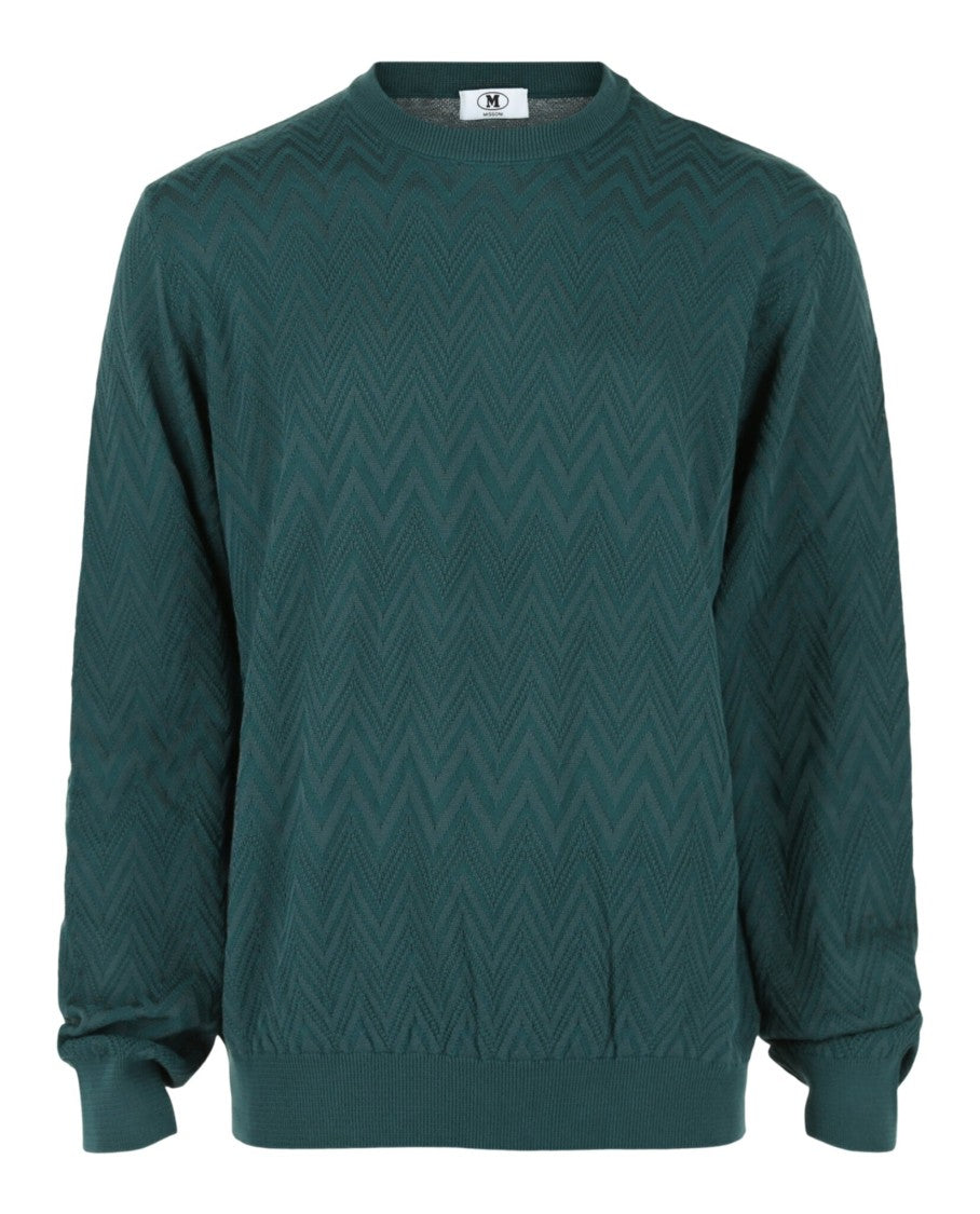 Signature Zig Zag Patterned Sweater