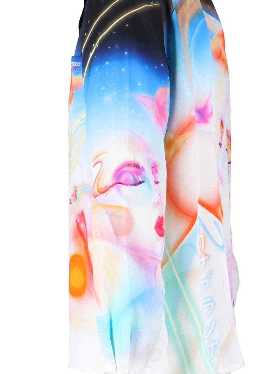 Printed Silk Shirt – Multicolor