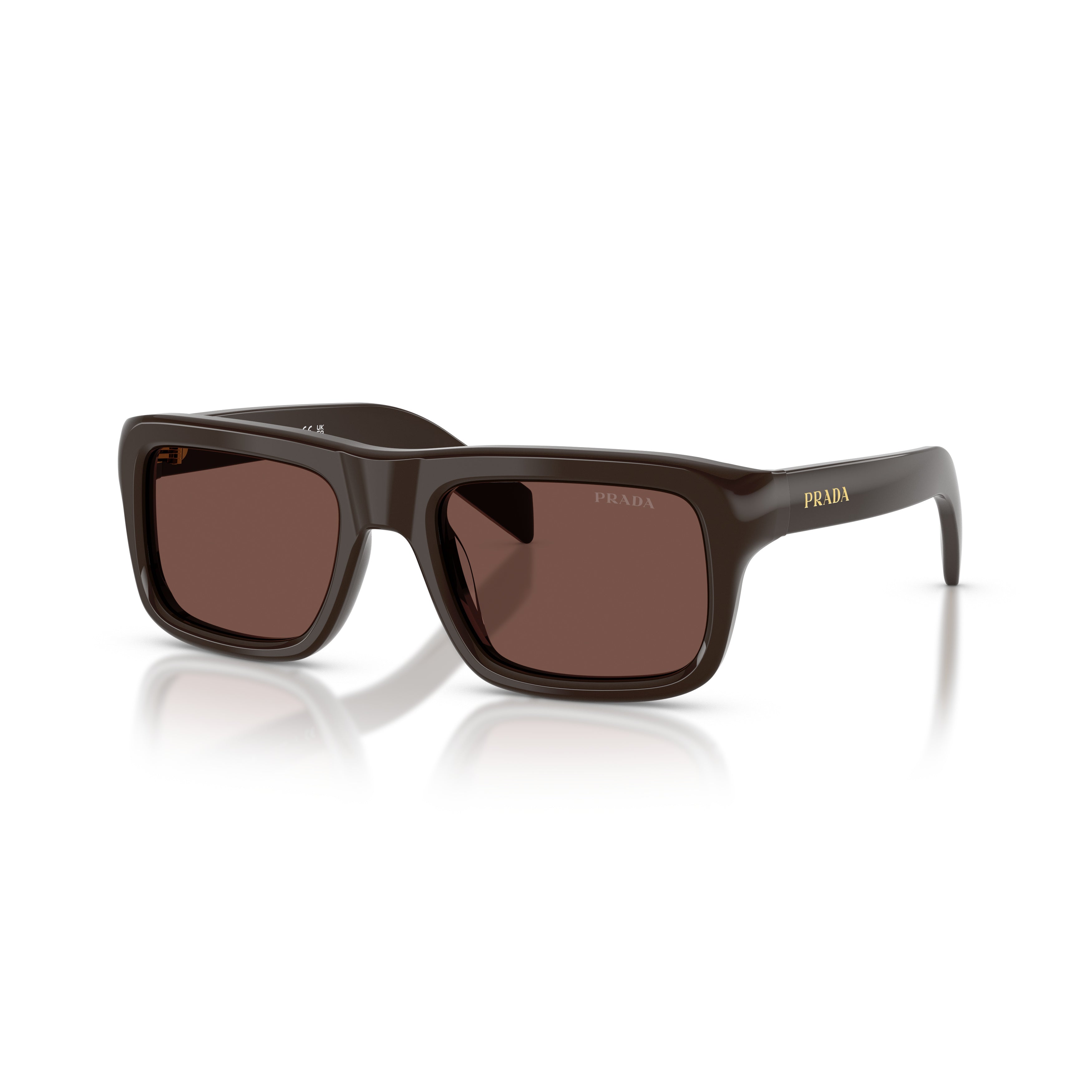 0pr D11s Bold Rectangular Frame Acetate Sunglasses