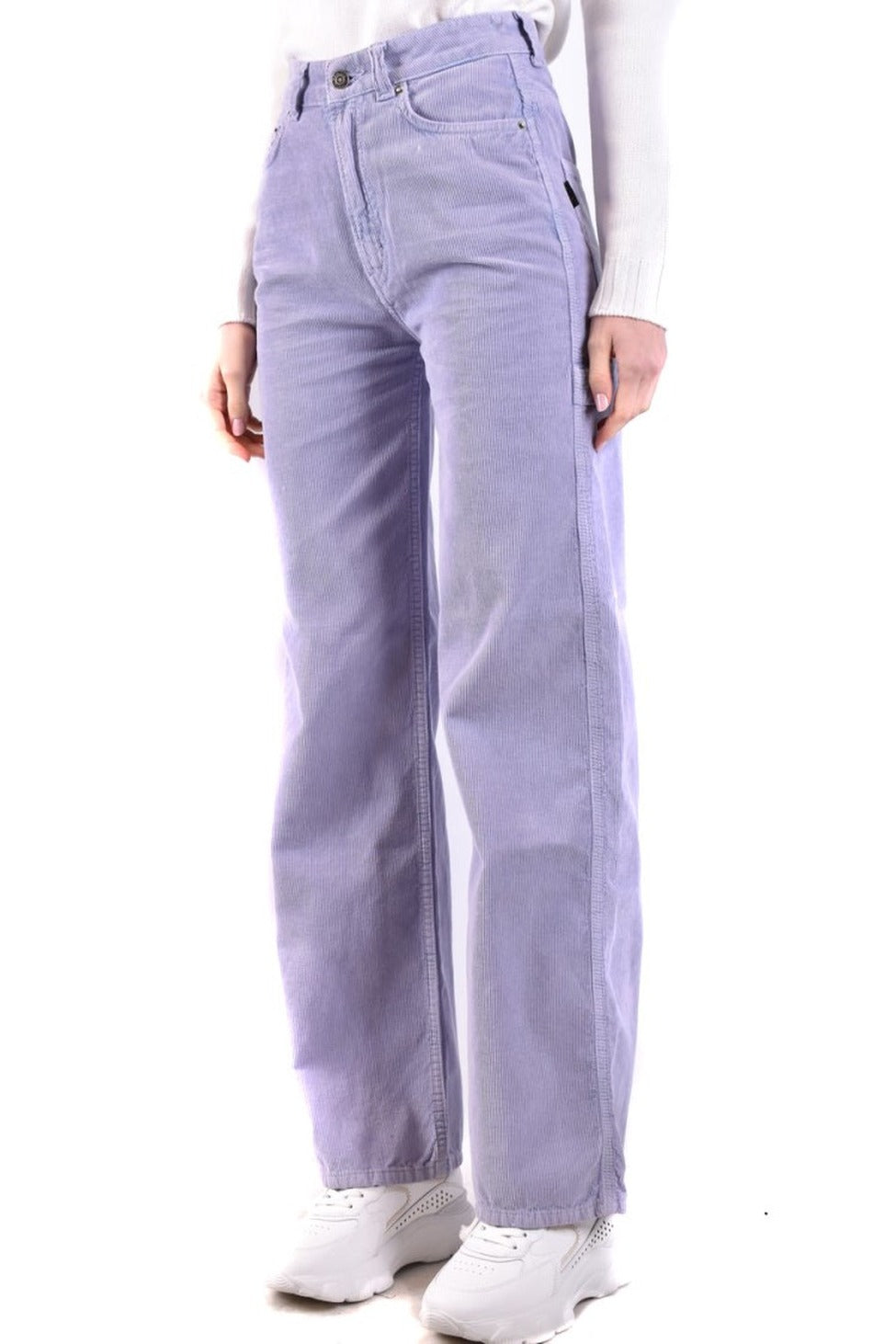 Eco-Friendly Wide-Leg Jeans With Recycled Cotton Blend And Fit