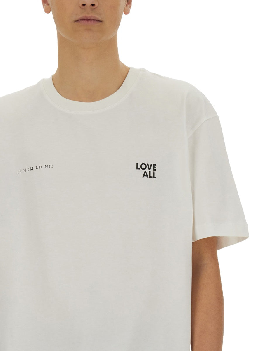 Jesus Love All Print T-Shirt