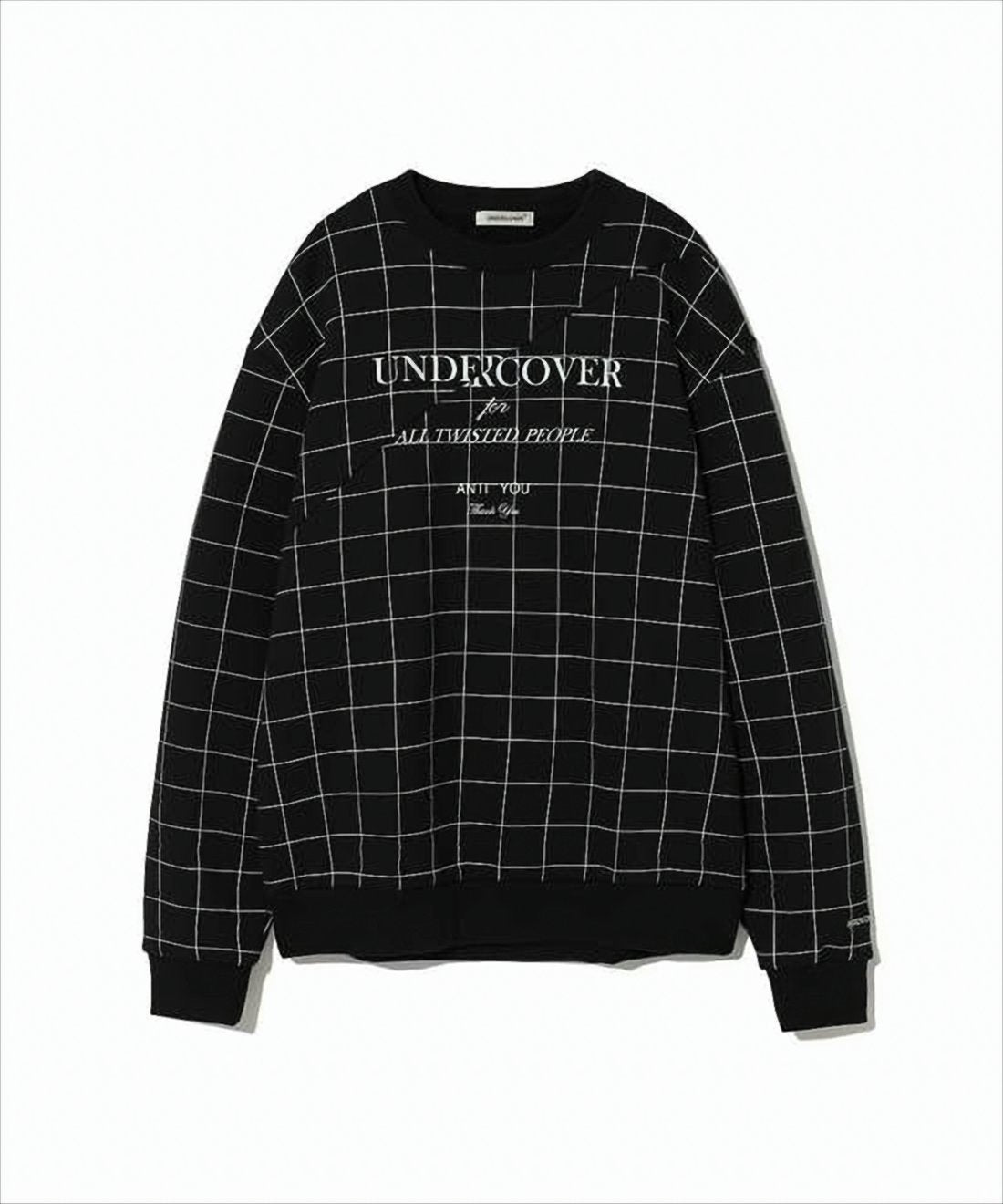 Long-Sleeve Cotton Top with Geometric Pattern