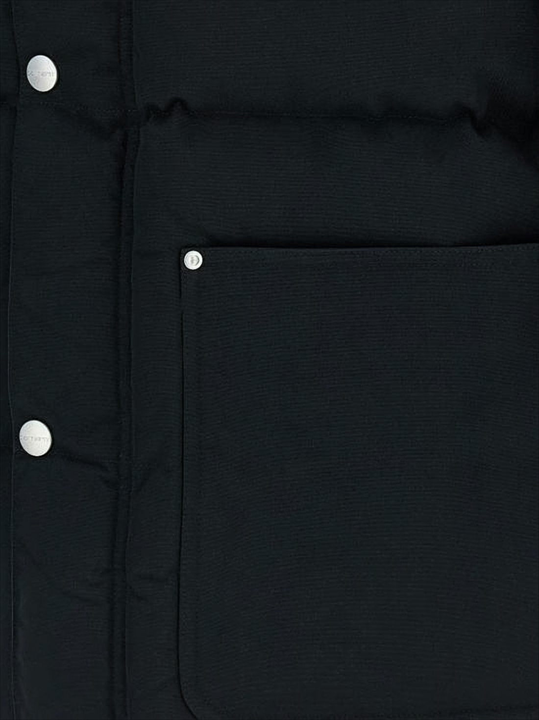 Boxy Padded Jacket with Corduroy Collar
