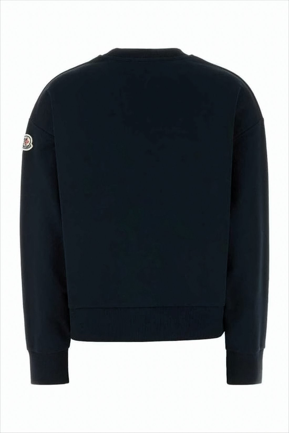 Cropped Long-Sleeve Top with Ribbed Cuffs