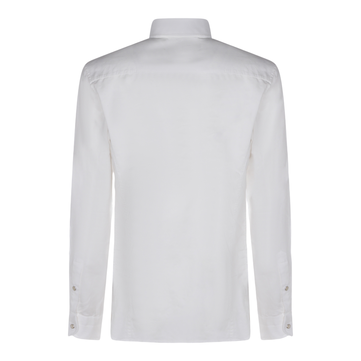 Long Sleeve White Button-Down Shirt