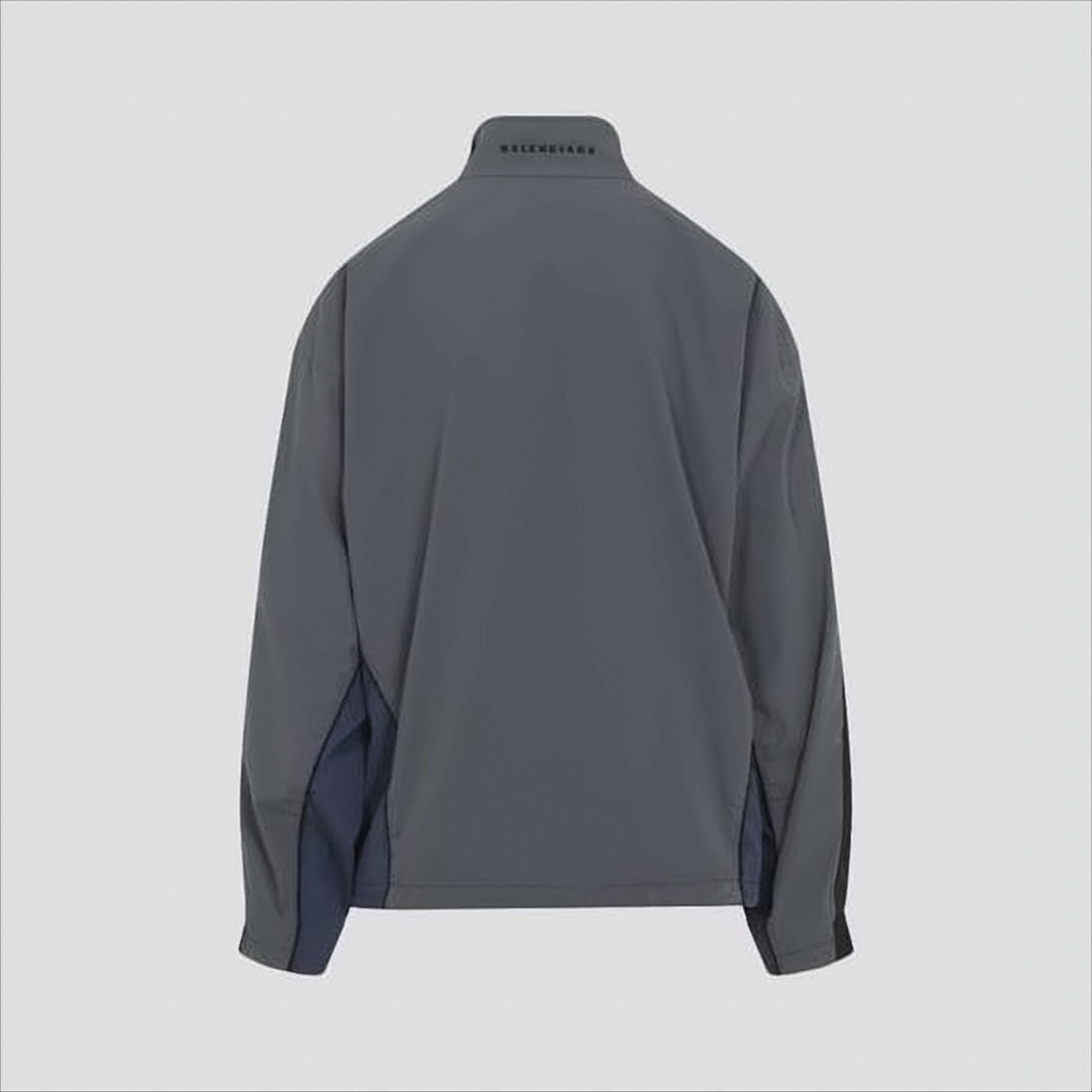 High Collar Front Zip Jacket
