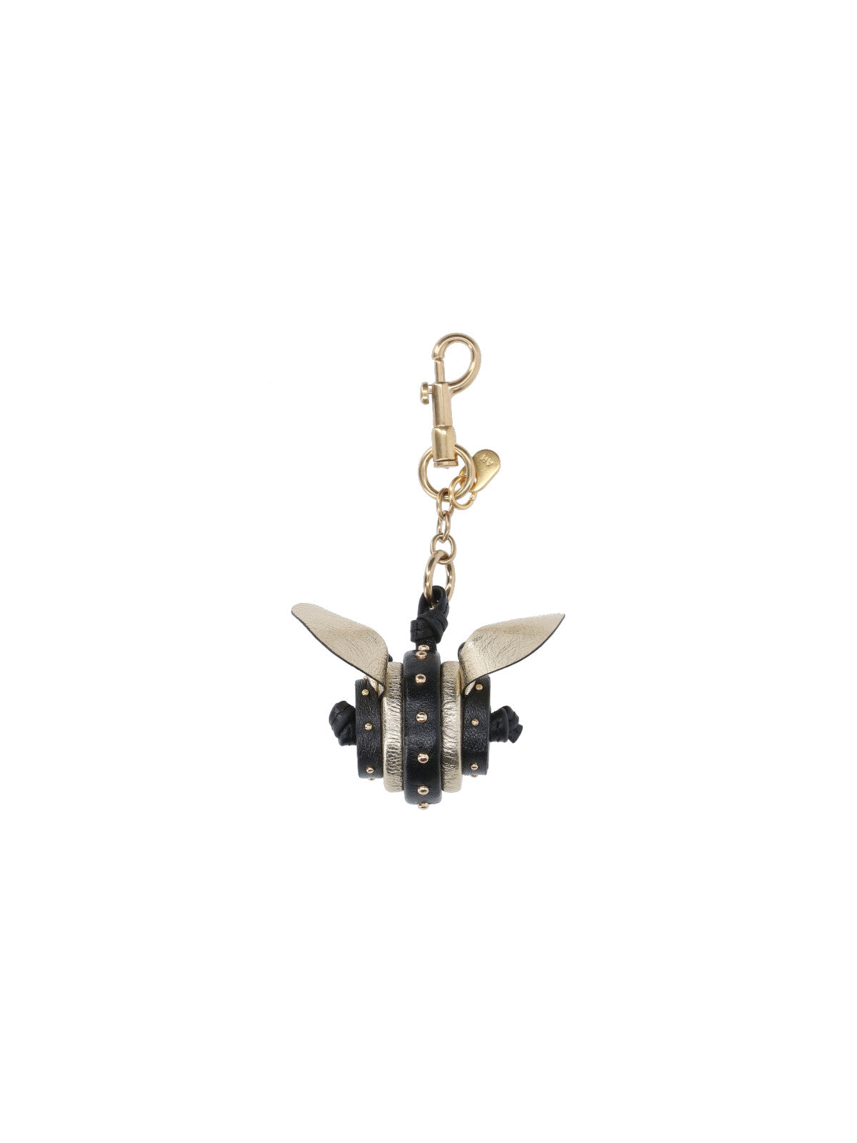 "Bee" Keychain Charm – Black