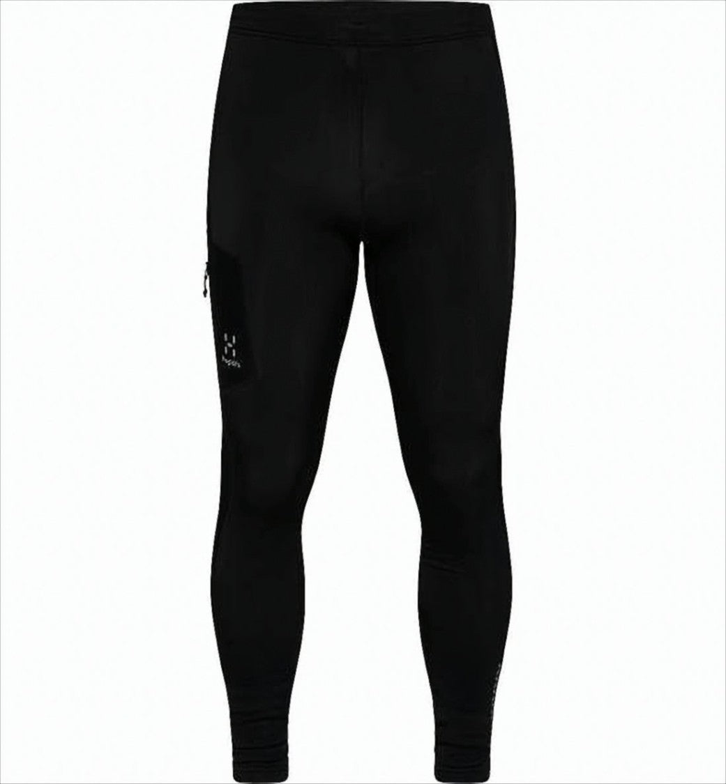 High-Waisted Black Activewear Leggings With Zippered Pocket