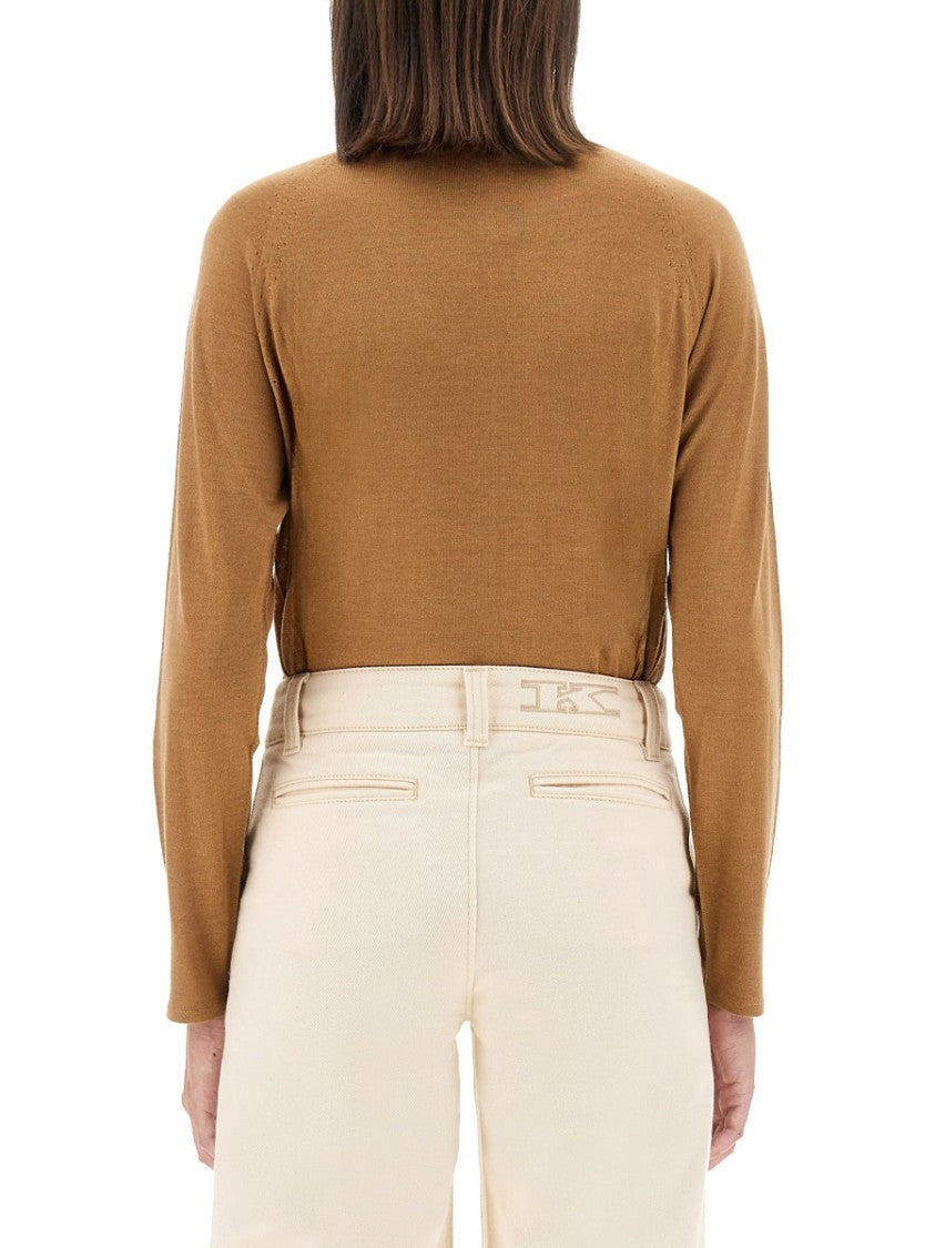 Smooth Cashmere-Silk Blend Turtleneck Shirt