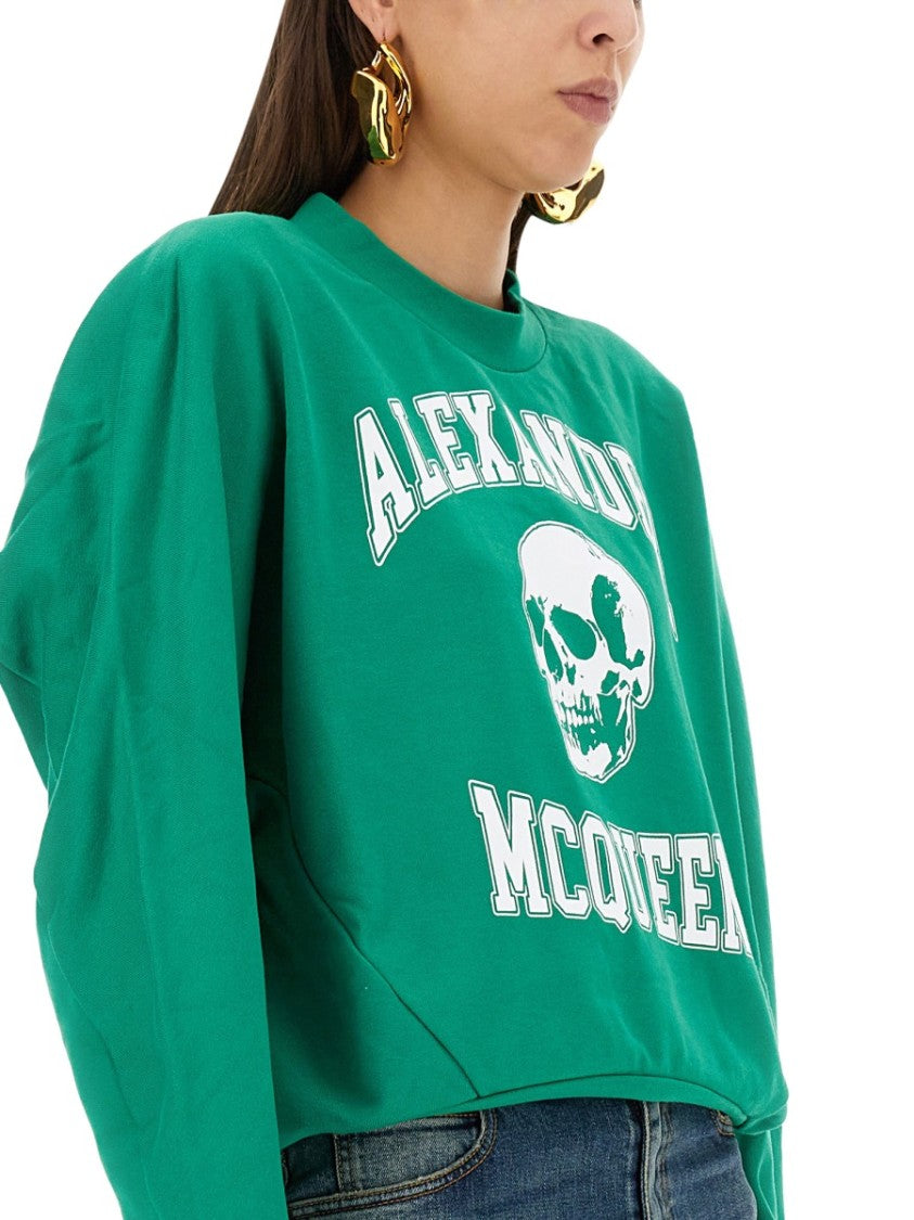 Varsiity Skull Sweatshirt