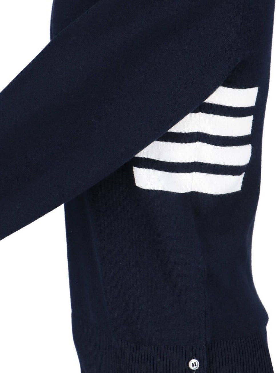 "4-Bar" Knit Sweater – Blue