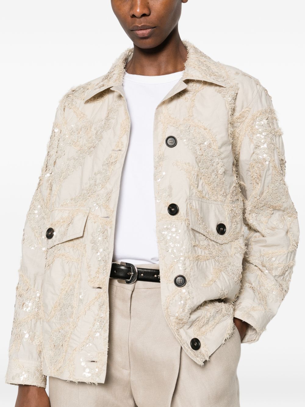 Boxy Light Beige Jacket
