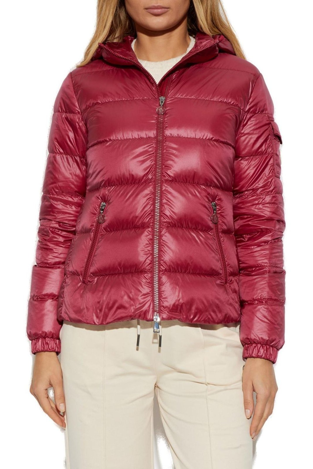Glossy Short Padded Jacket