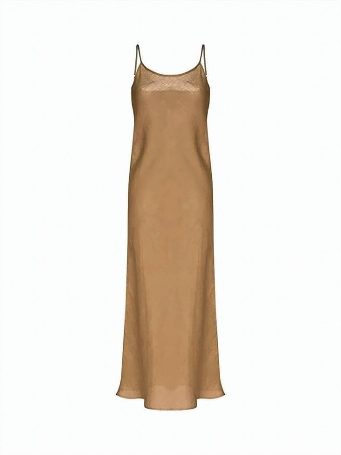 Linen Maxi Dress With Adjustable Spaghetti Straps