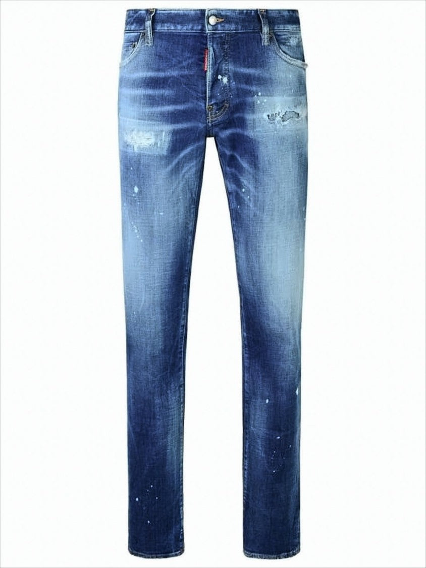 Slim Fit Medium Blue Denim Jeans
