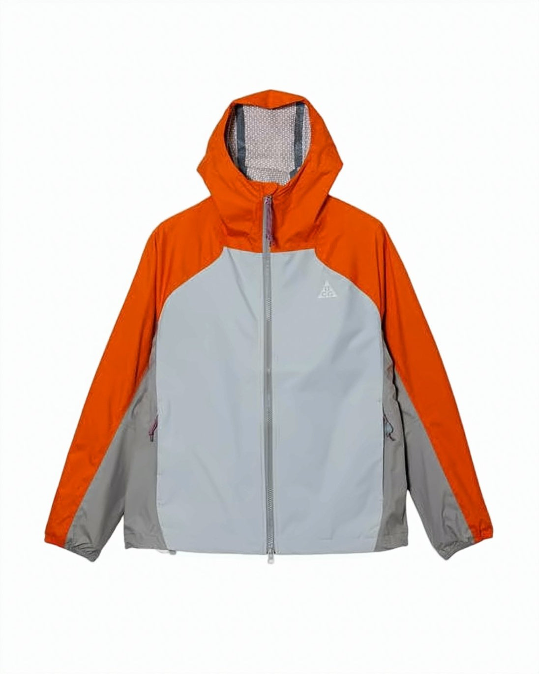 Color-Block Design Jacket with Hood
