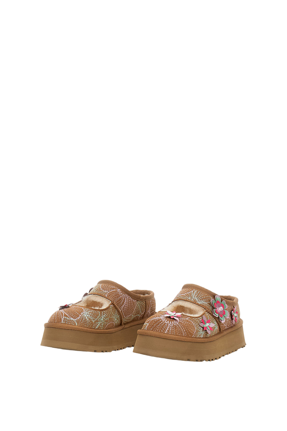 Brown Bea Mary Jane Meadow Suede Shoes
