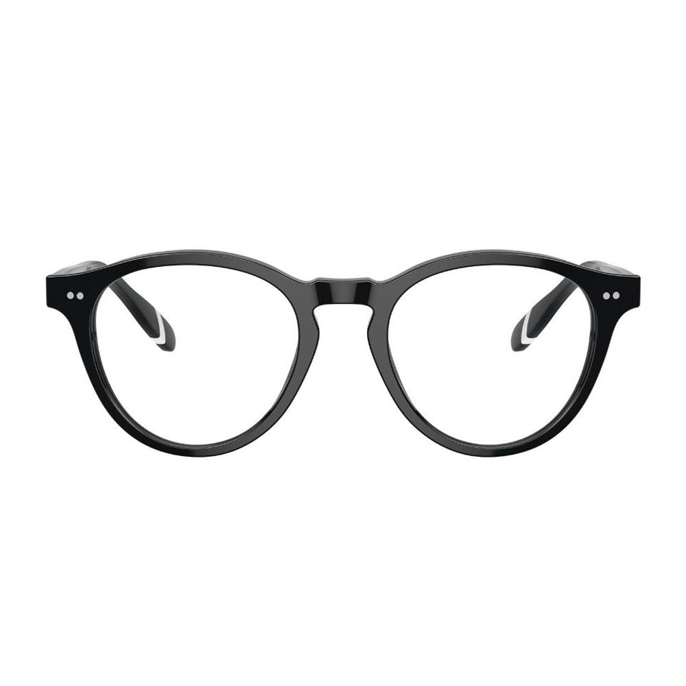 Ph2268 Phantos-Shaped Black Acetate Eyewear