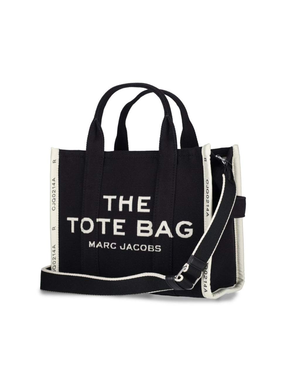 Medium Tote Bag "The Jacquard Tote" – Black