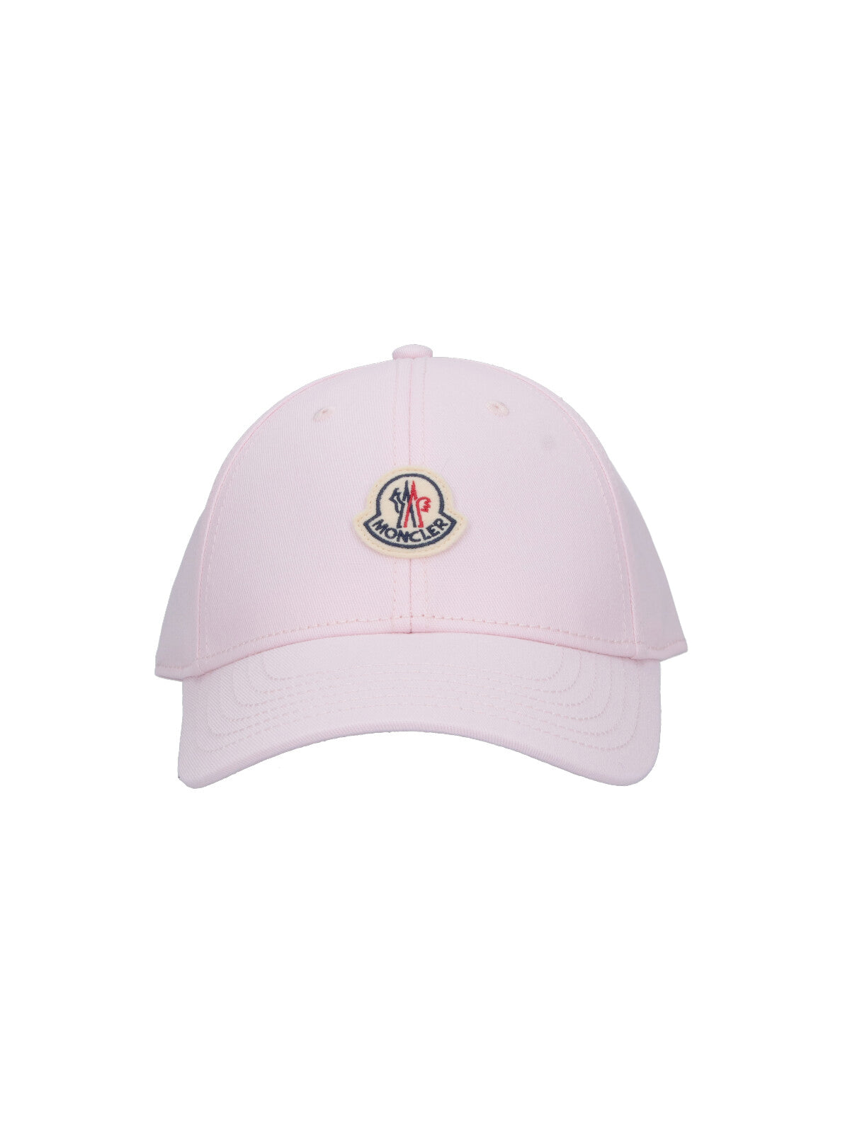 Pink Curved Visor Cotton Baseball Cap