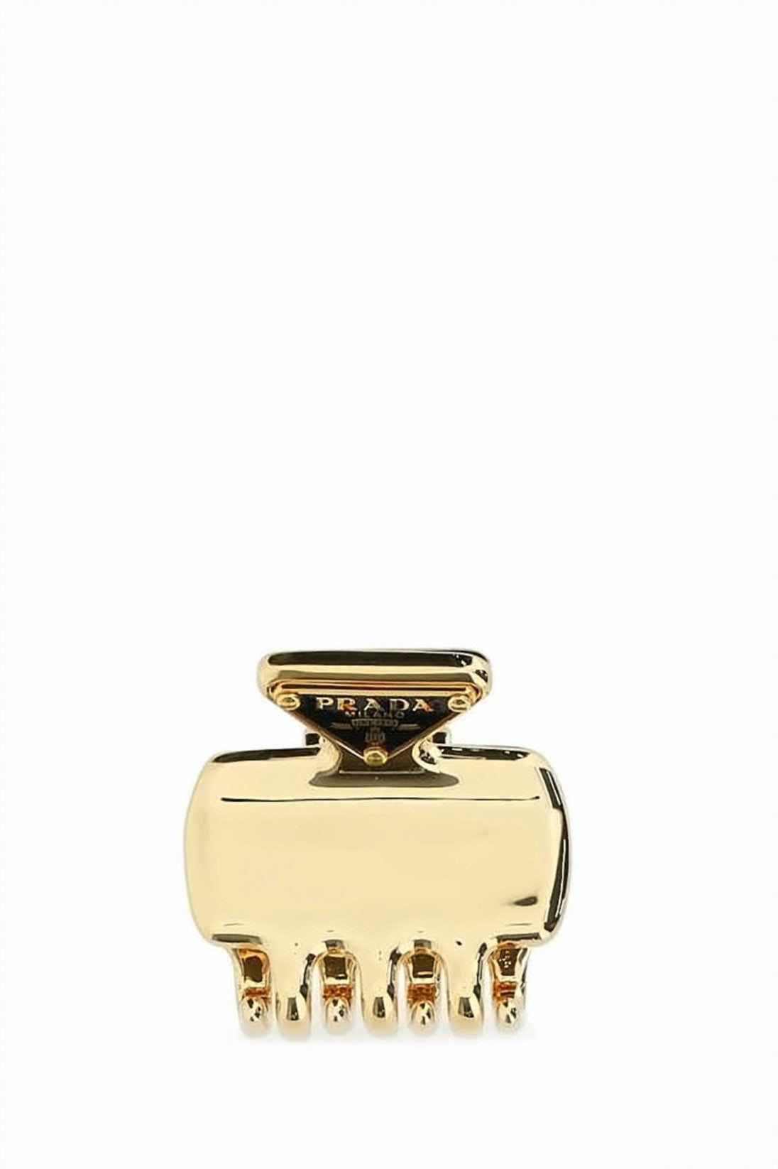 Polished Metal Hair Clip With Rectangular Body