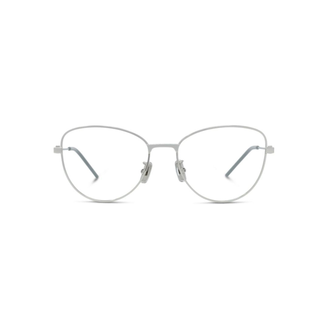 Gv50084u Sleek Cat-Eye Sunglasses with Thin Metal Frame