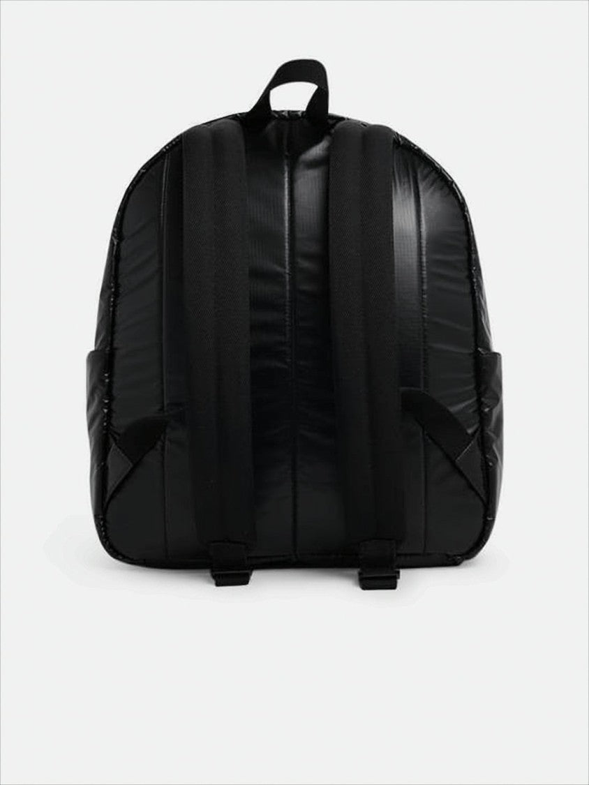 Nylon Backpack with Bold Front Zip