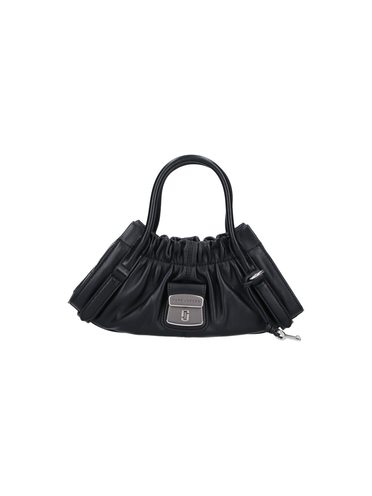 Black The Christina Ruched Leather Bag