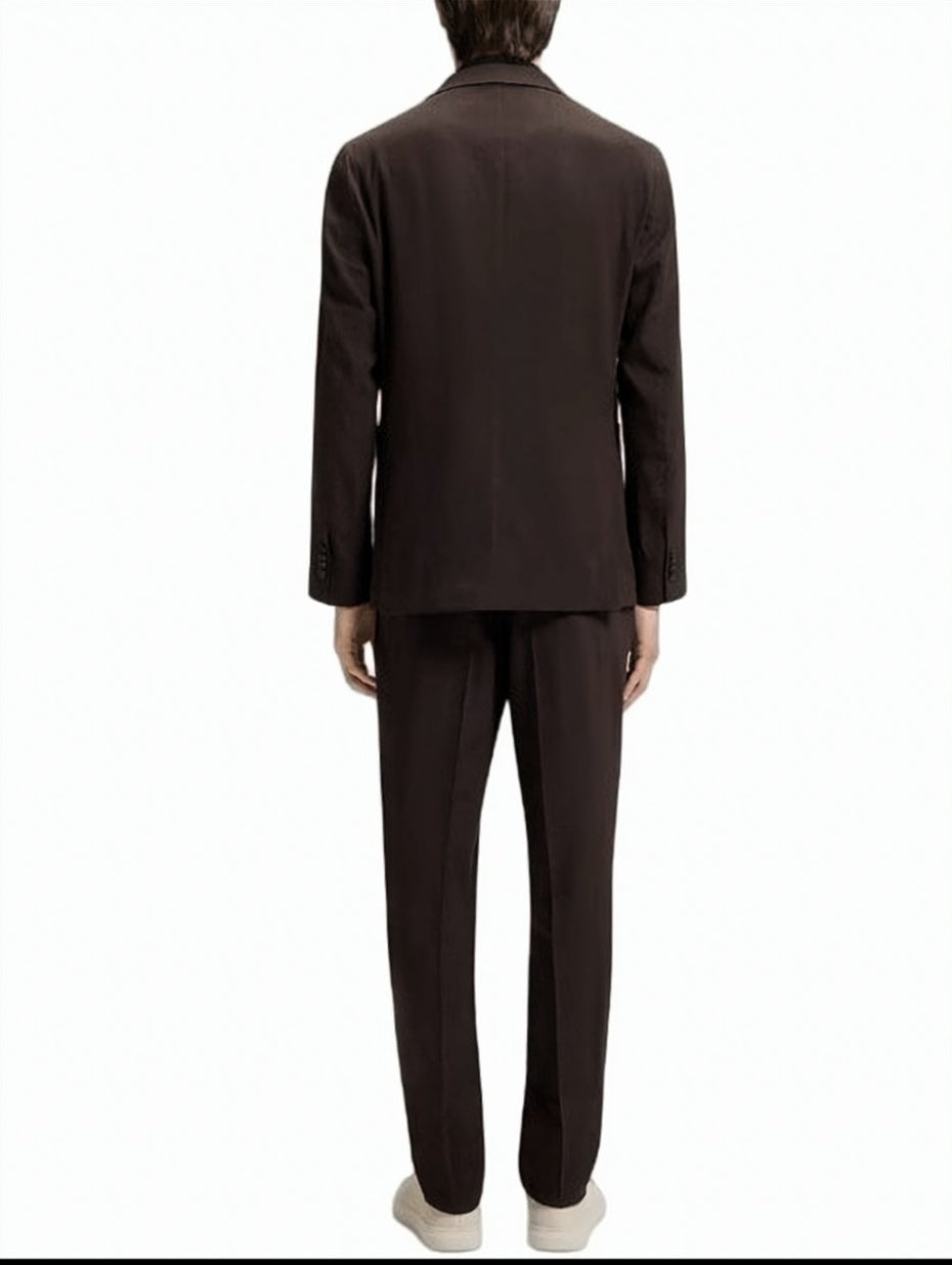 Linen Blend Notch Lapels 2 Jacket