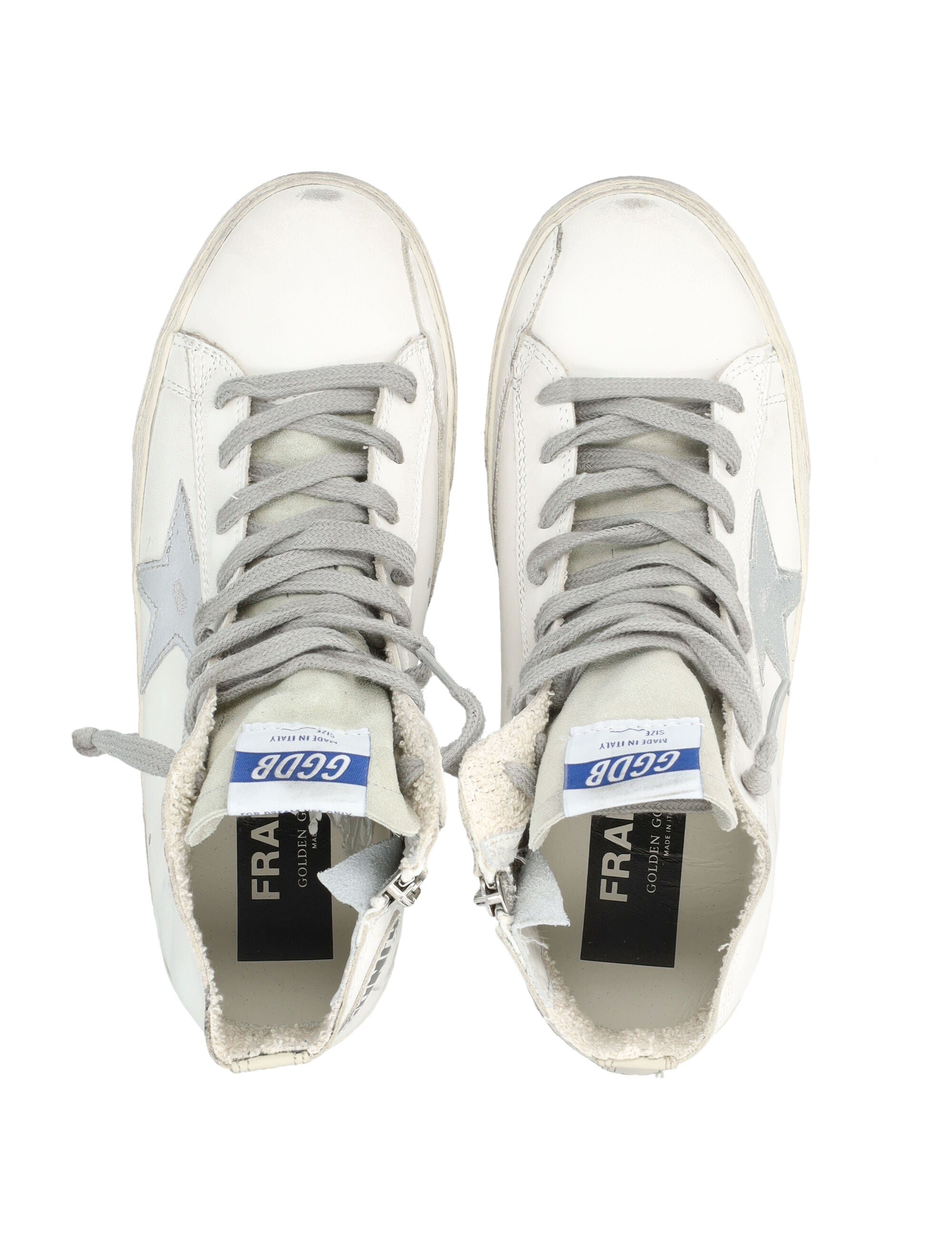 Francy Hi-Top Sneakers with Lace-Up Front