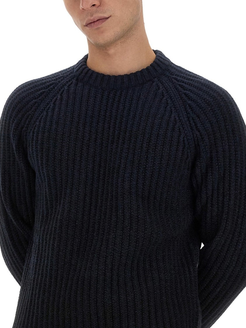 Textured Ribbed Cashmere And Virgin Wool Sweater