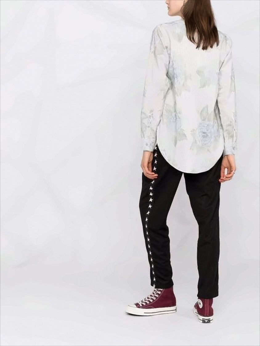 Jogger Pants With Star Detail And Elastic Waistband