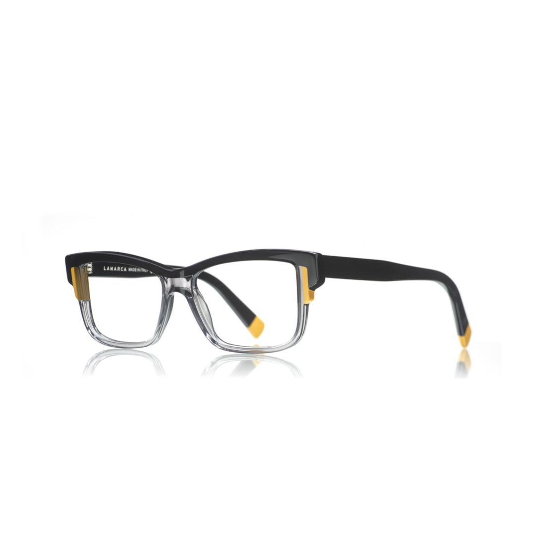 Fusioni 171 Bold Rectangular Acetate Sunglasses with Gradient Finish