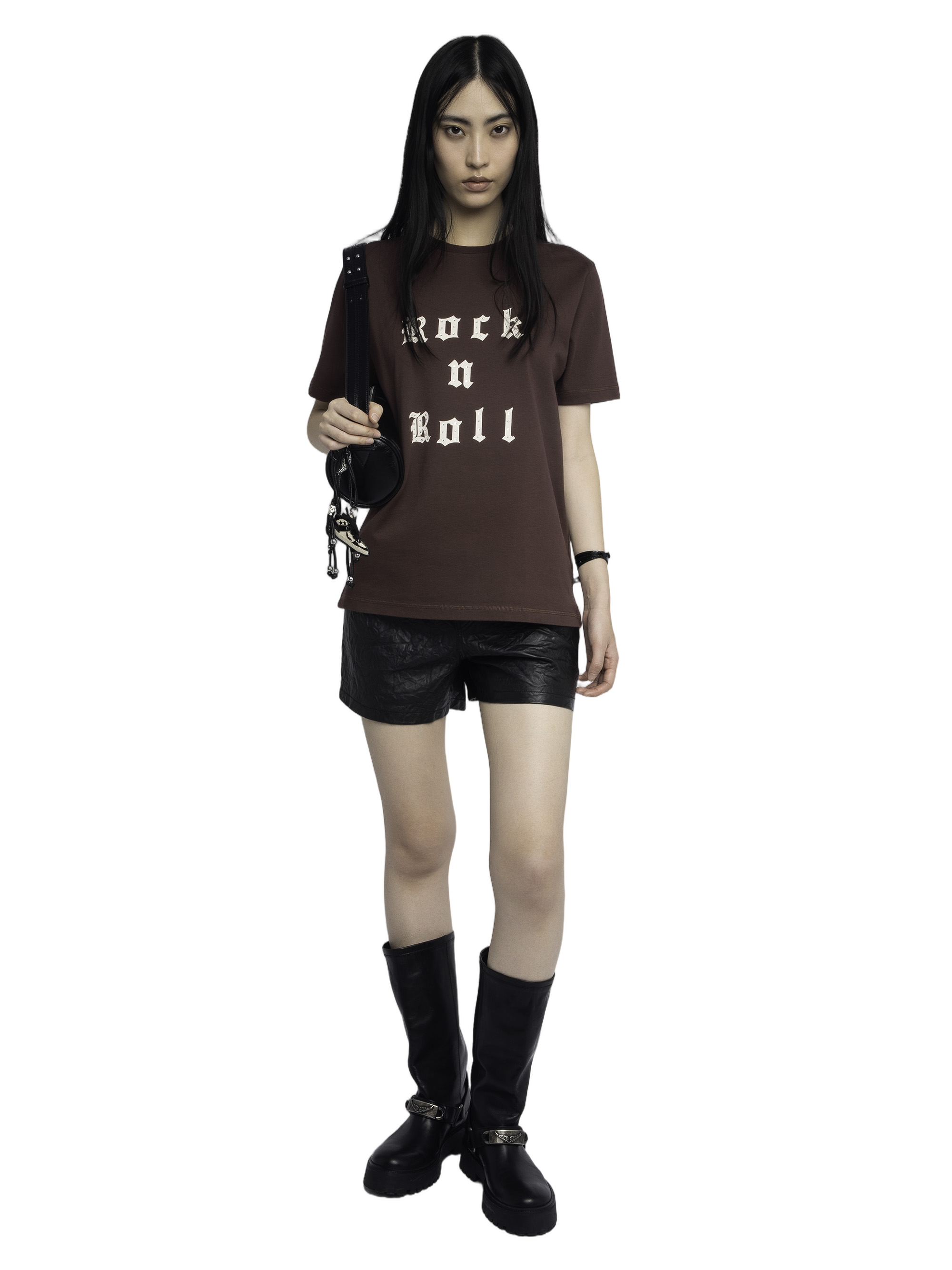 Burgundy Rock N Roll T-Shirt