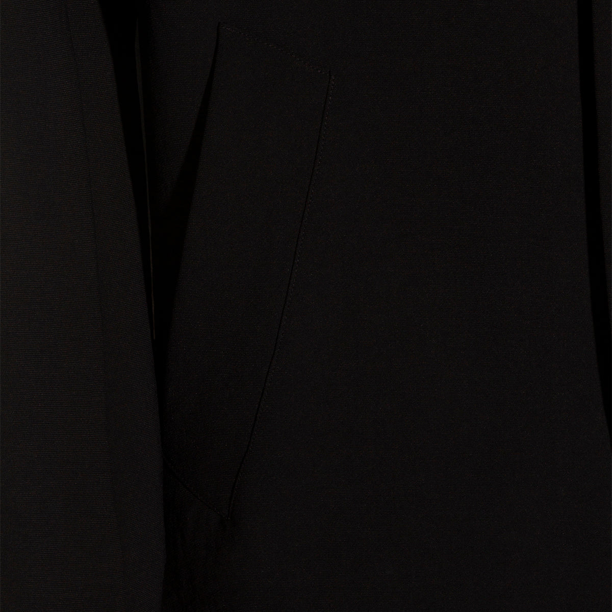 Black Coat With High Collar