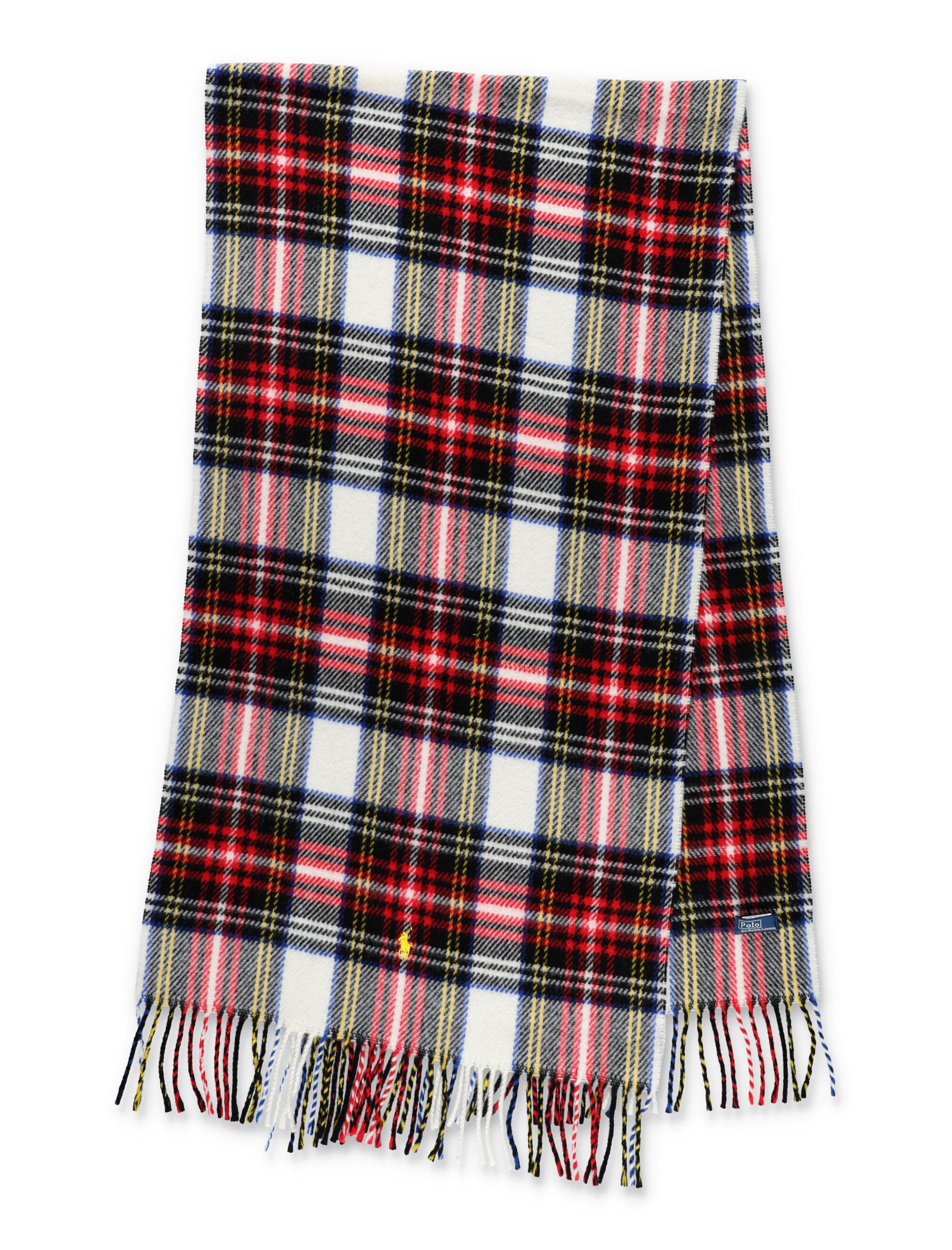 Polo Recycled Wool Tartan Scarf