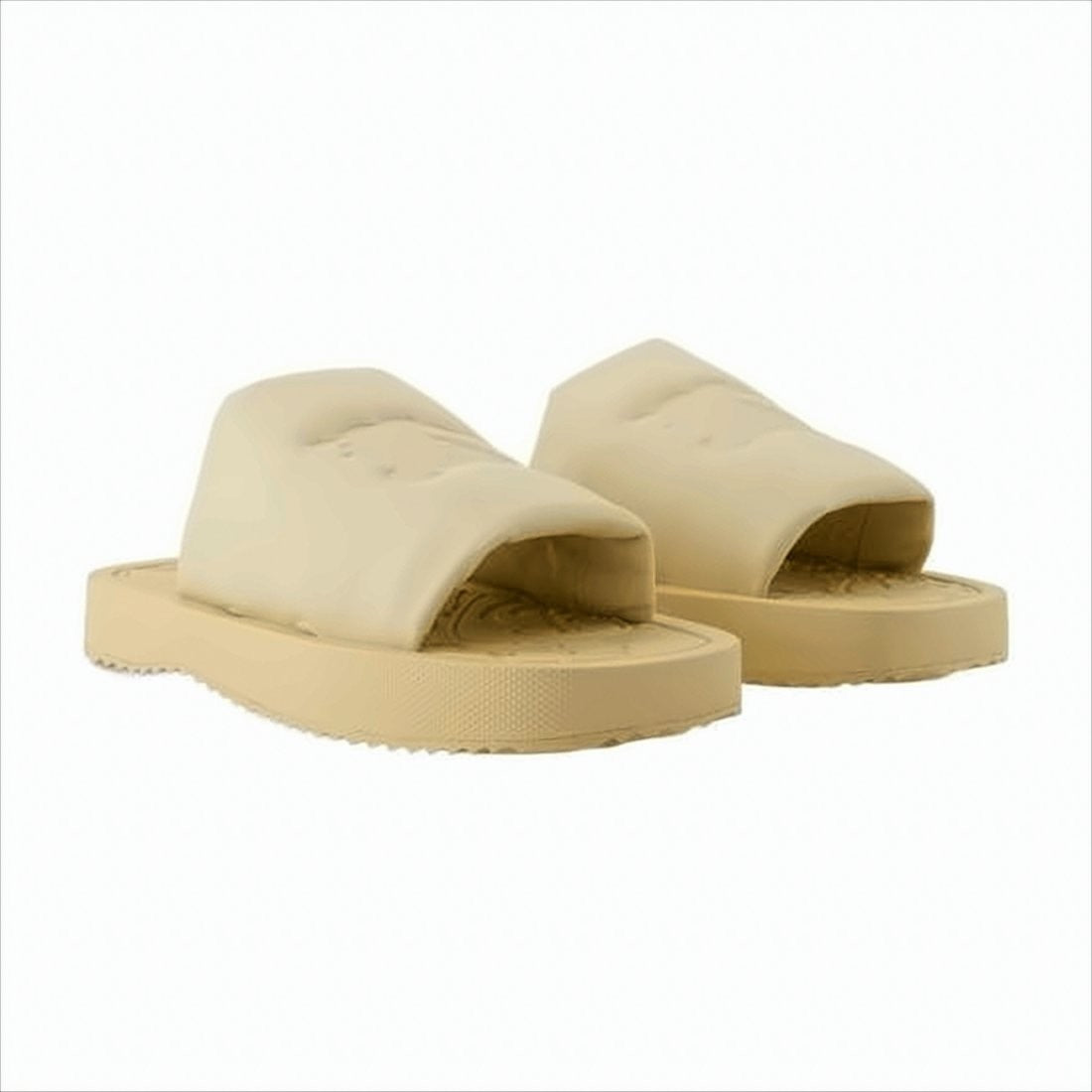 Padded Lambskin Slip-On Mules