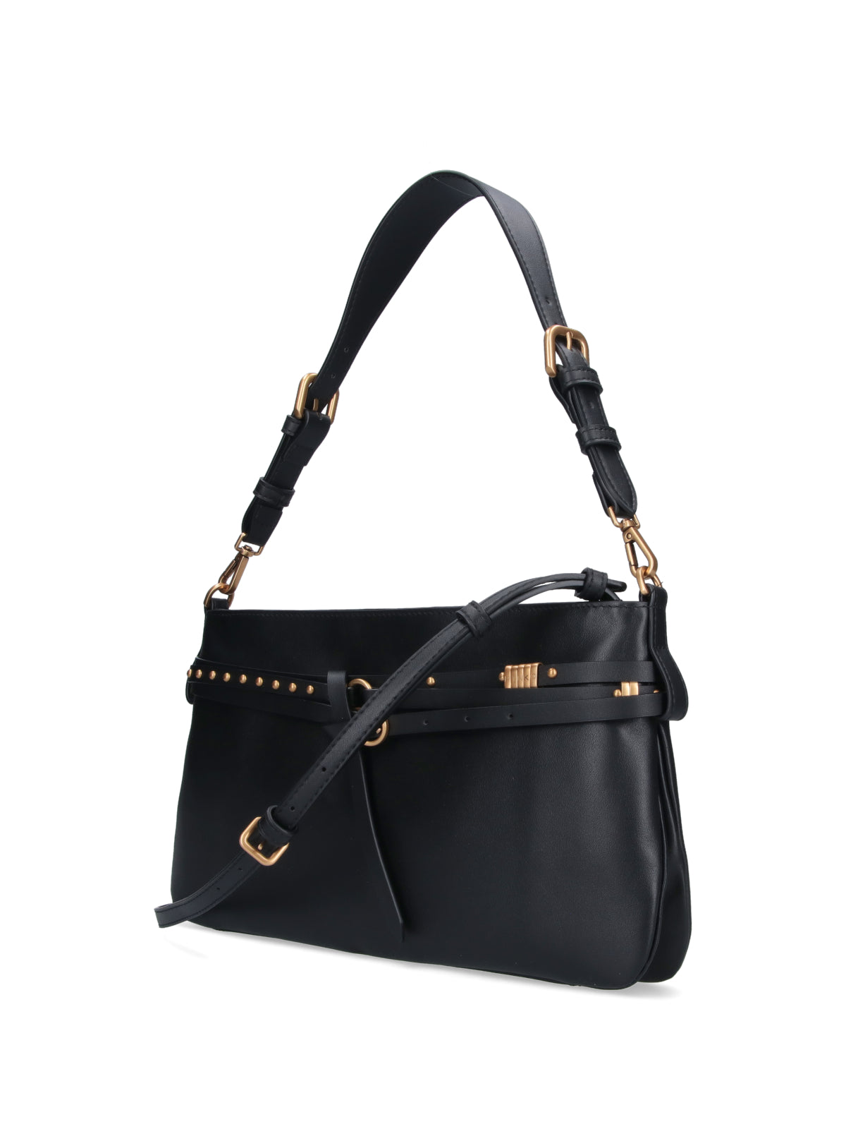"Belt Bag" Medium Shoulder Bag – Black