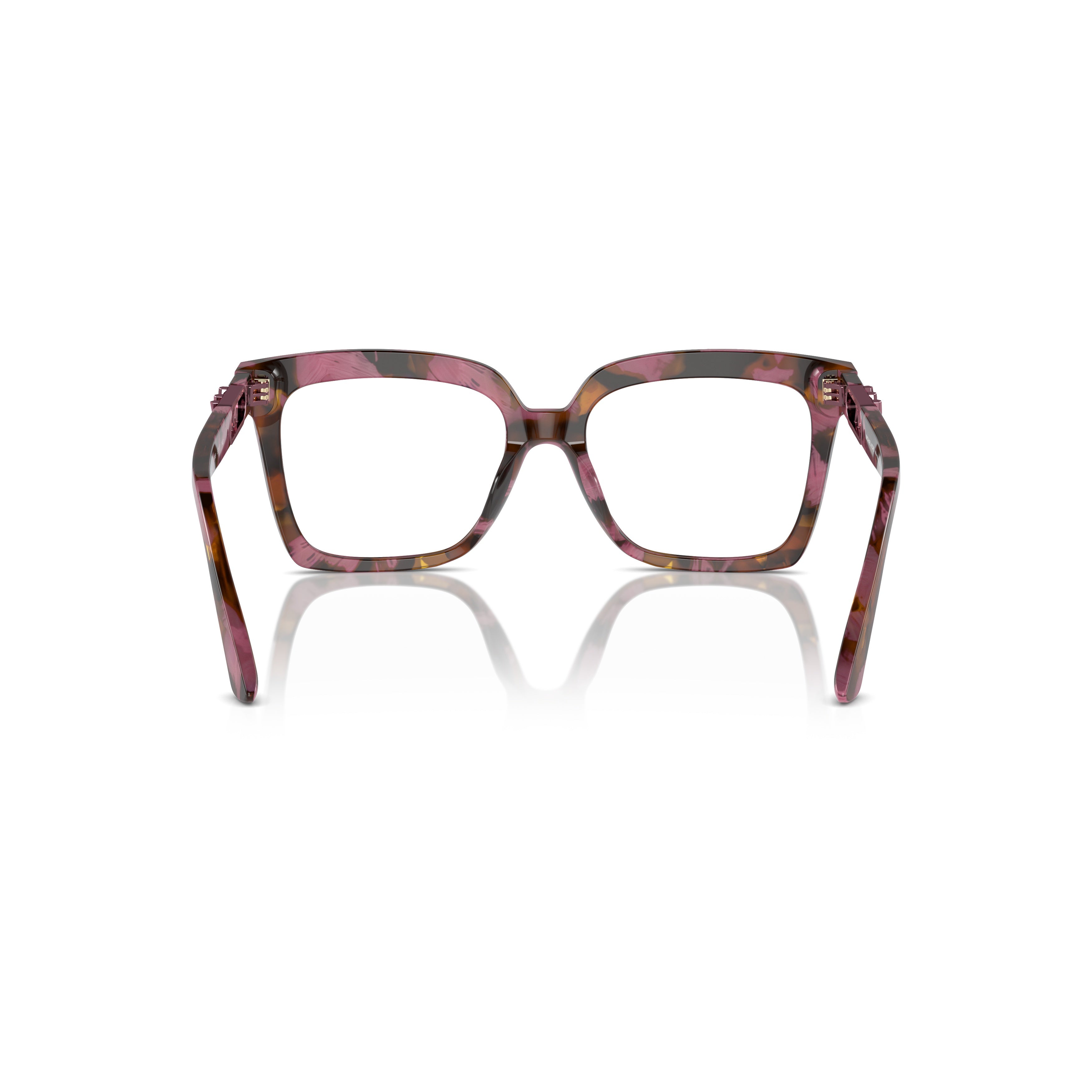0mk4119u Oversized Square Frame Sunglasses with Marbled Pattern